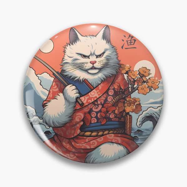 Item preview, Japanese Fisherman Cats in Ukiyo-e Art: A Whimsical Delight designed and sold by WFTan.