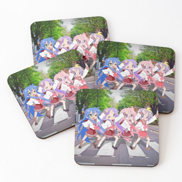 Item preview, Konata Lucky Star Beetles Kagami Miyuki Tsukasa  designed and sold by AnimeAxolotl.