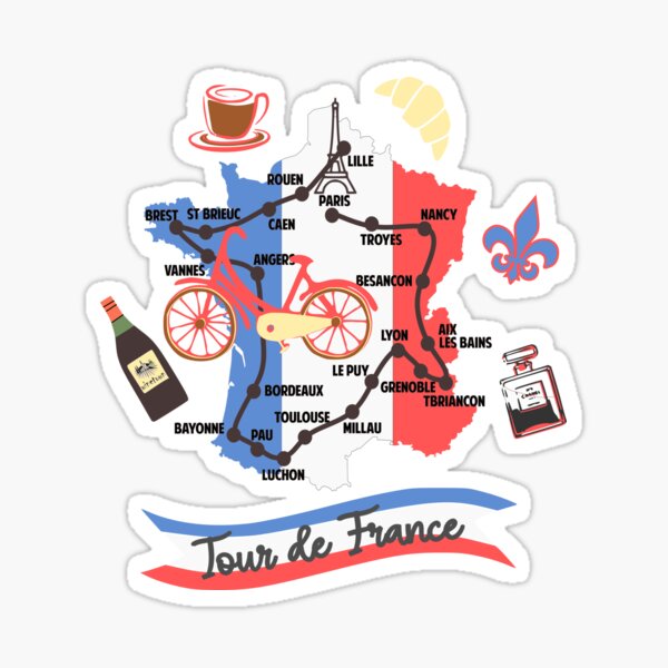Autocollant Le Tour de France - ref.SVYAN132