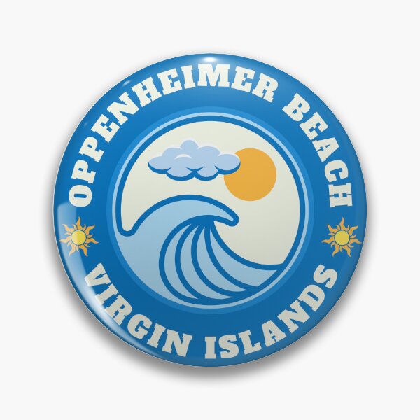 Artikelvorschau, Oppenheimer Beach Saint John Virgin Islands - Sommerziel Vintage Logo entworfen und verkauft von Vintage-TM.