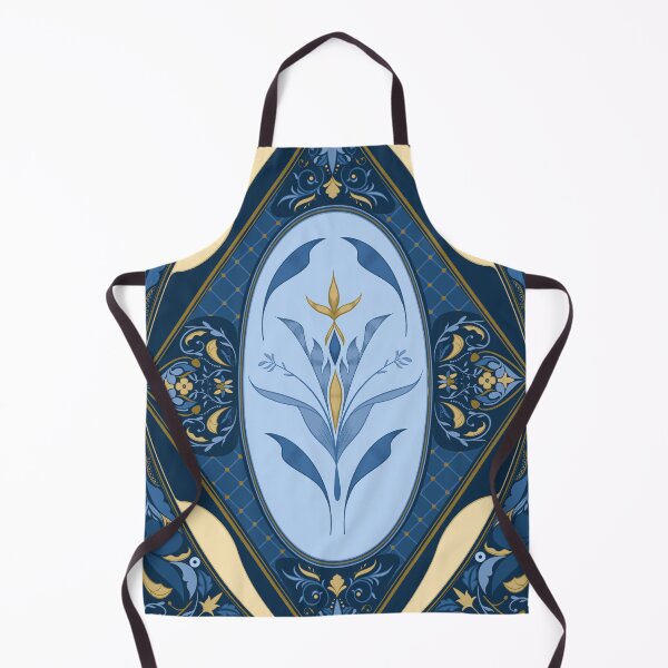 Item preview, Gold and Blue Traditional designed and sold by viridessense.