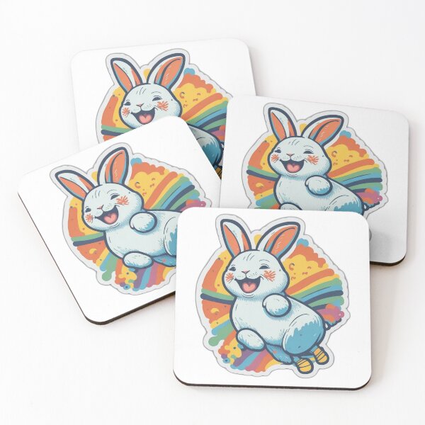 Item preview, Cute Funny Bunny designed and sold by stickerbuddy01.