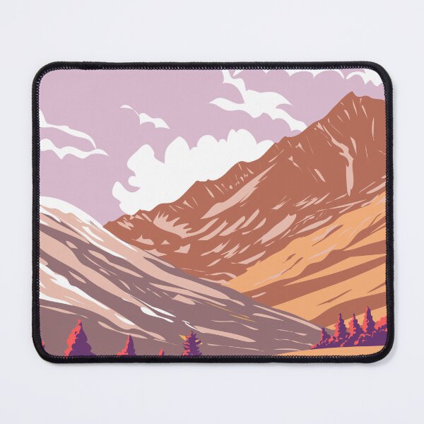 Item preview, Gran Paradiso National Park During Autumn in the Graian Alps Italy WPA Art Deco Poster  designed and sold by retrovectors.
