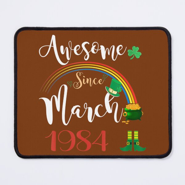 Item preview, 38 Years Old Awesome Since March 1984 38th Birthday designed and sold by abtaijnjjg43.
