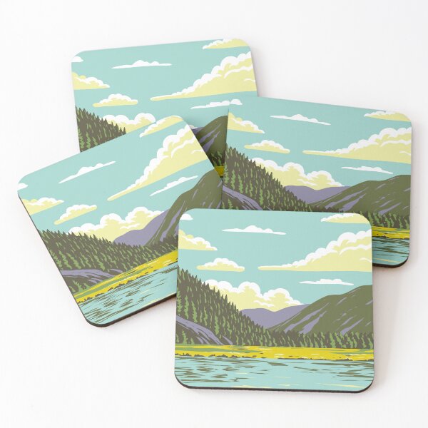 Item preview, Stelvio National Park in Trentino-Alto Adige Sudtirol and Lombardia Italy WPA Art Deco Poster  designed and sold by retrovectors.