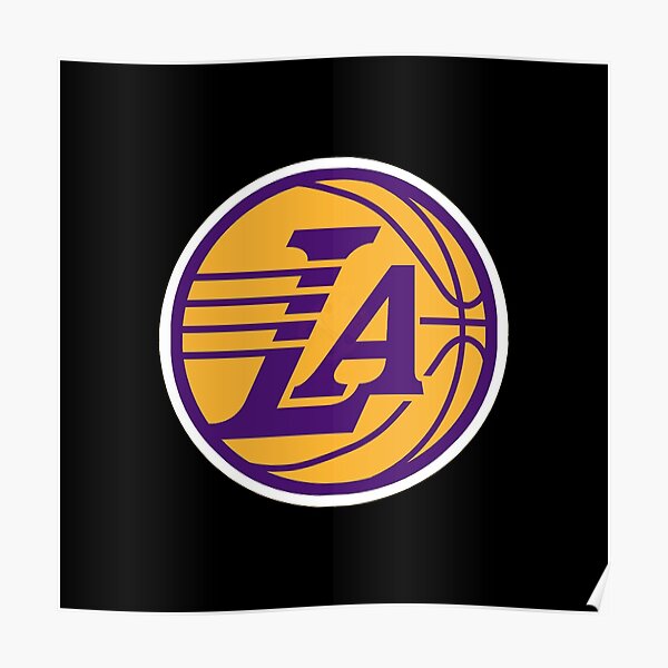 Los Angeles Lakers Dripping Basketball Shirt And Poster T-Shirt