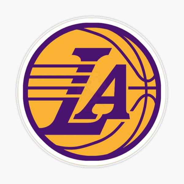 Los Angeles Lakers Alternate Logo Sticker by HugoYuli