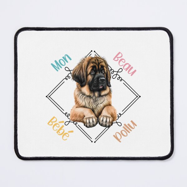 Item preview, Leonberger dog (Leonberg), my beautiful hairy baby for shepherd lovers, in French. designed and sold by isaweb.