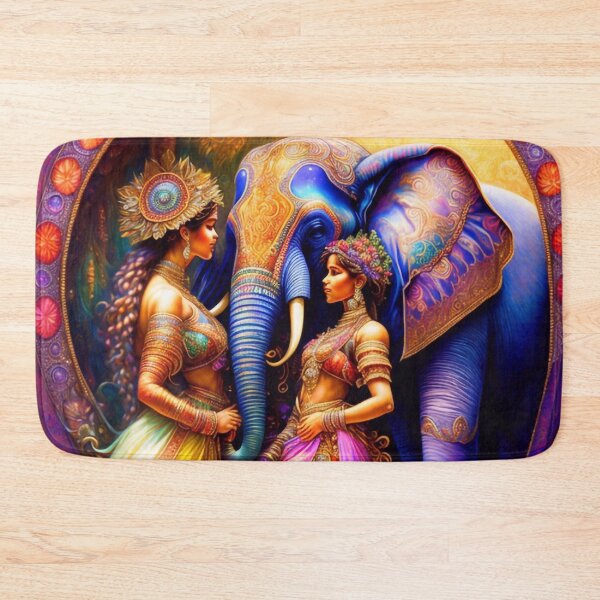 Item preview, Elephant and dancers designed and sold by M-Y-A-R-T-.