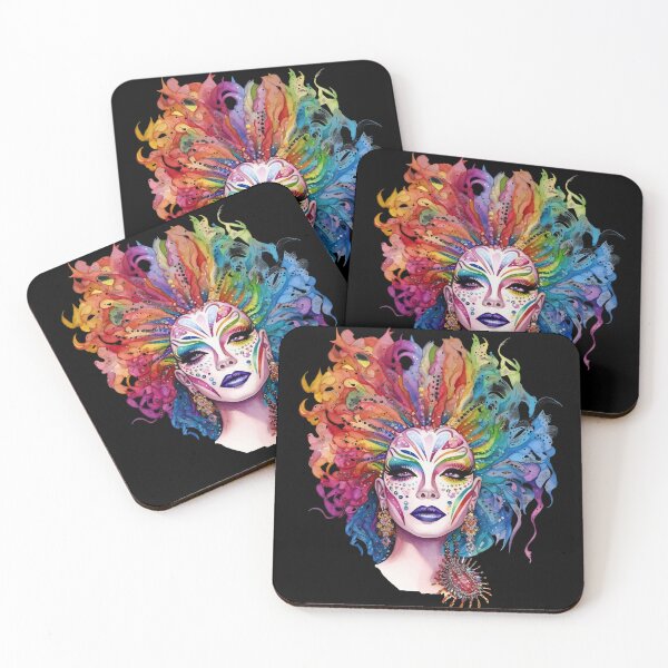 Item preview, Drag Queen - Faces of Pride - Pride Month LGBTQ Feminism Trans Drag Support Ally - Music Festival Original Artwork designed and sold by VenusInShade.