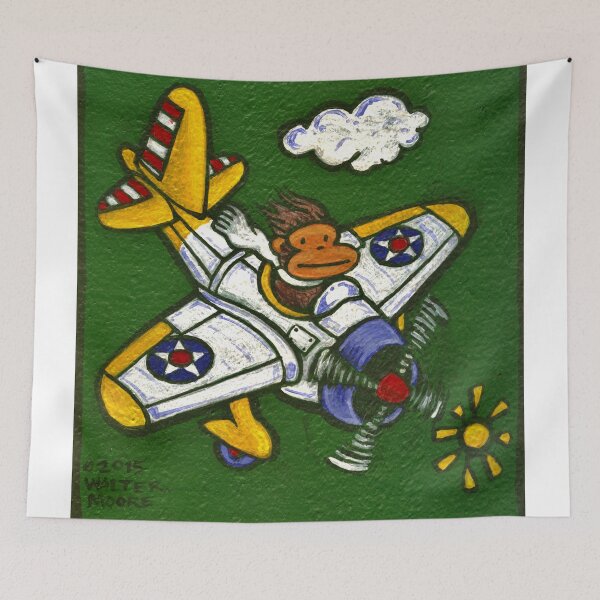 Item preview, Airplane Ape on Green designed and sold by Walter Moore.