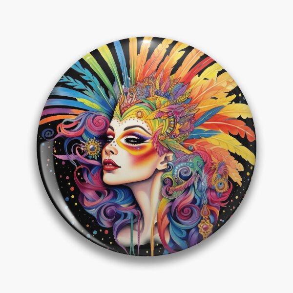 Item preview, Drag Queen - Faces of Pride - Pride Month LGBTQ Feminism Trans Drag Support Ally - Music Festival Original Artwork designed and sold by VenusInShade.