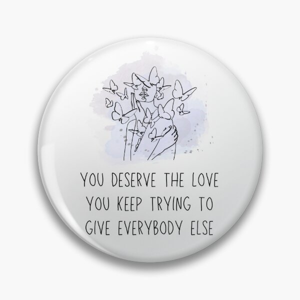 Item preview, You Deserve Love Mental Health Awareness Butterflies designed and sold by RueBennet.