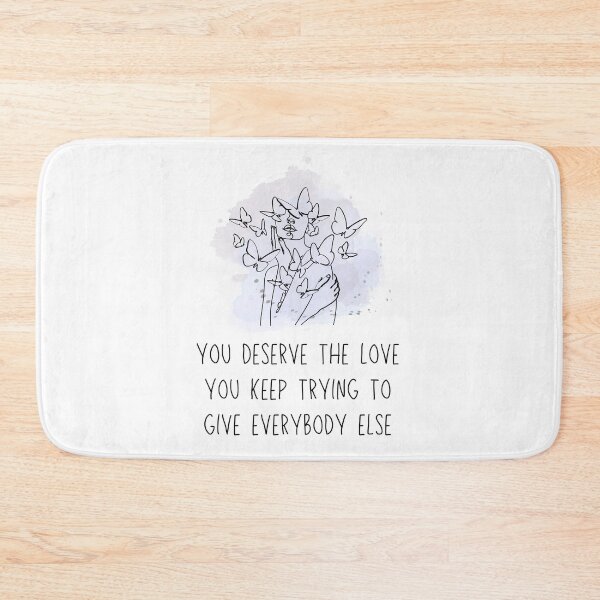 Item preview, You Deserve Love Mental Health Awareness Butterflies designed and sold by RueBennet.