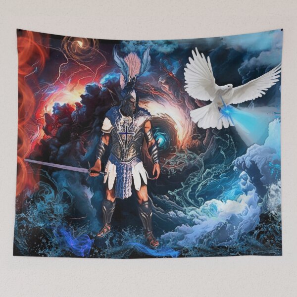 Item preview, When the Enemy Comes in Like a Flood designed and sold by Tripp Art Studio.