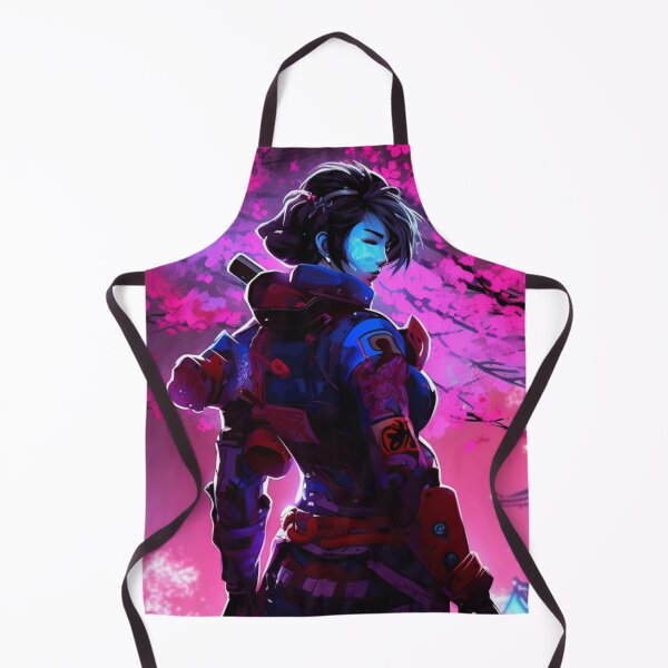 Item preview, Sakura Female Cyberpunk Samurai Cherry Blossoms designed and sold by Nightarcade.