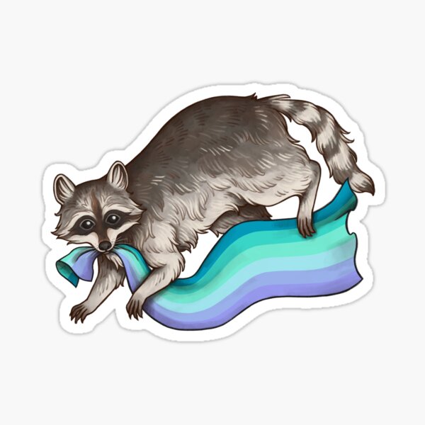 Neptunic Pride Flag Stealing Raccoon Trash Panda Lgbtqia Queer Be Gay Do Crime Trans Alphabet 7905