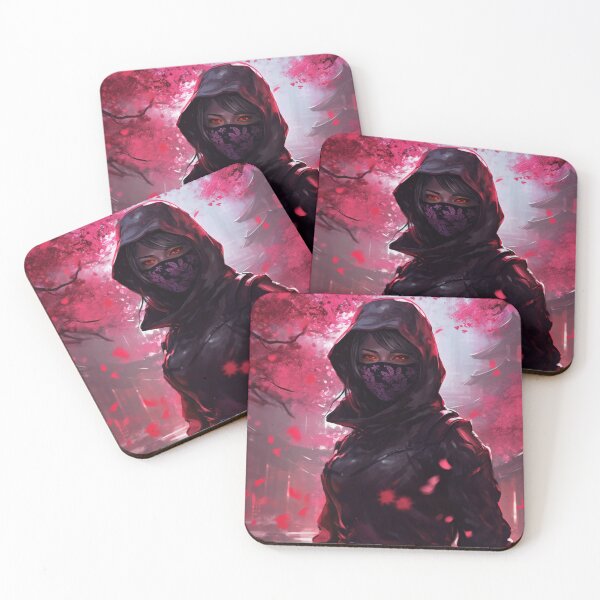 Item preview, Sakura Female Cyberpunk Assassin Cherry Blossoms designed and sold by Nightarcade.
