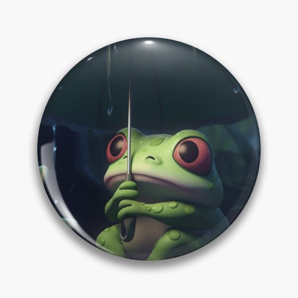 Item preview, Mister Frog's Rainy Evening designed and sold by ZenEverAI.