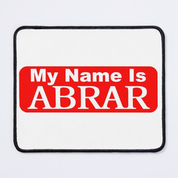 Item preview, my name is abrar designed and sold by SAMI ABRAR.