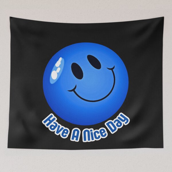 Item preview,  Have A Nice Day (blue) designed and sold by Tripp Art Studio.