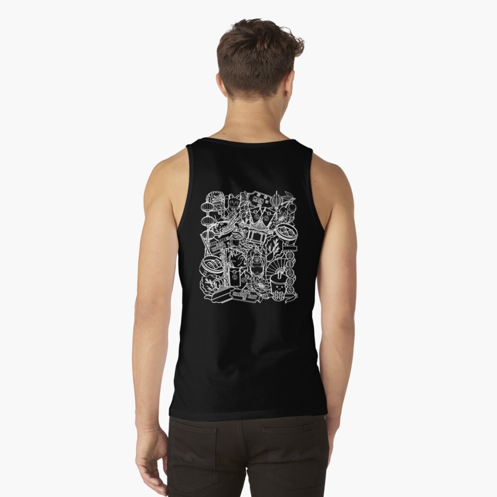 Item preview, Tank Top designed and sold by chuchucolouring.