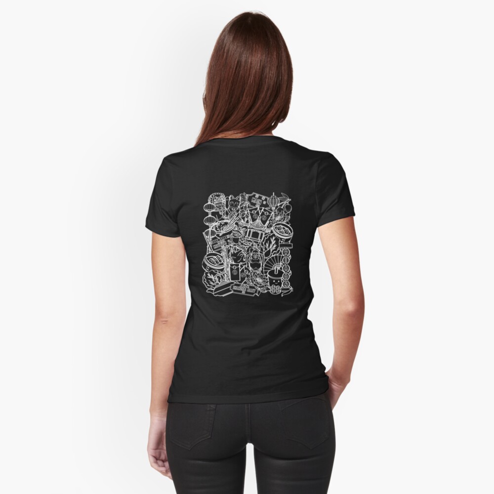 Item preview, Fitted T-Shirt designed and sold by chuchucolouring.