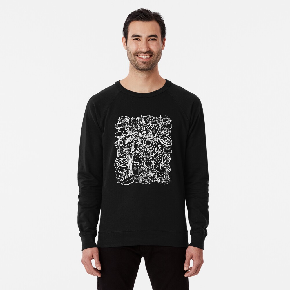 Item preview, Lightweight Sweatshirt designed and sold by chuchucolouring.