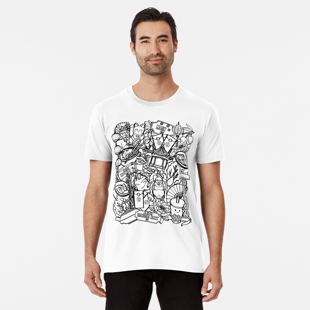 Item preview, Premium T-Shirt designed and sold by chuchucolouring.