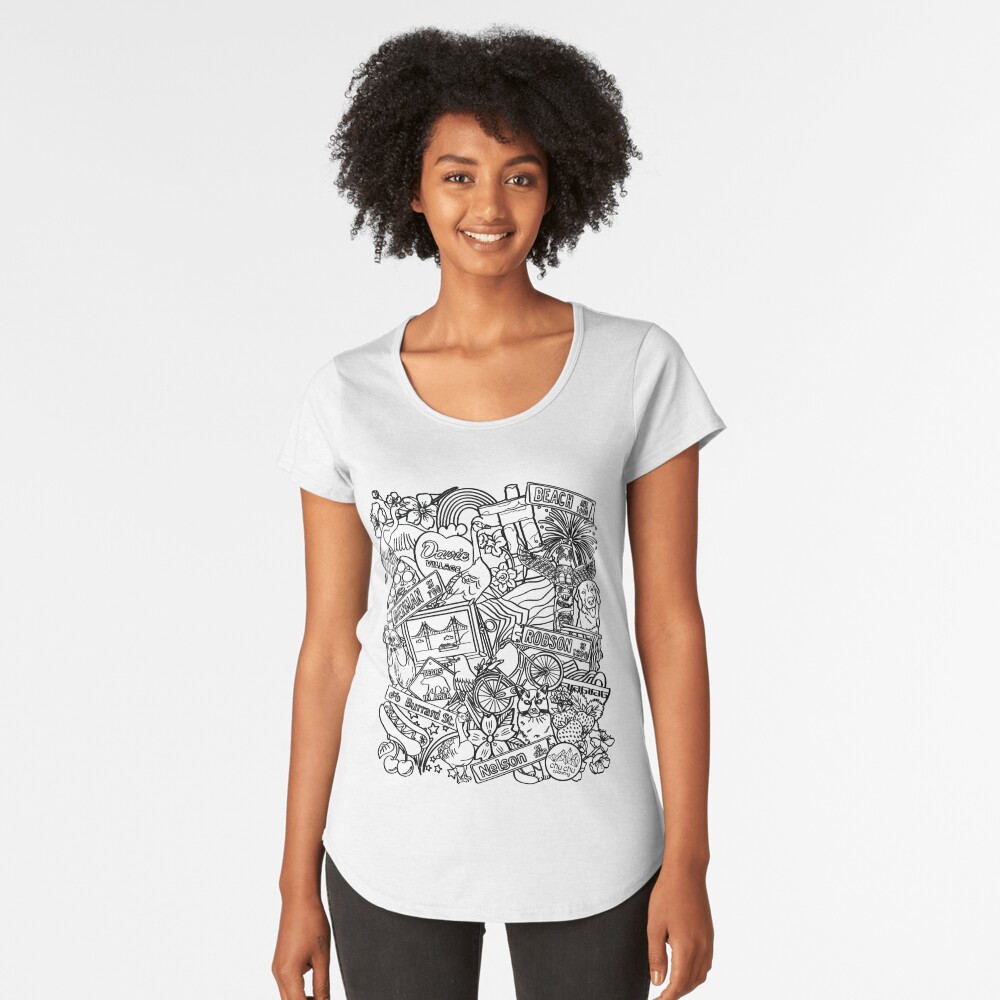 Item preview, Premium Scoop T-Shirt designed and sold by chuchucolouring.