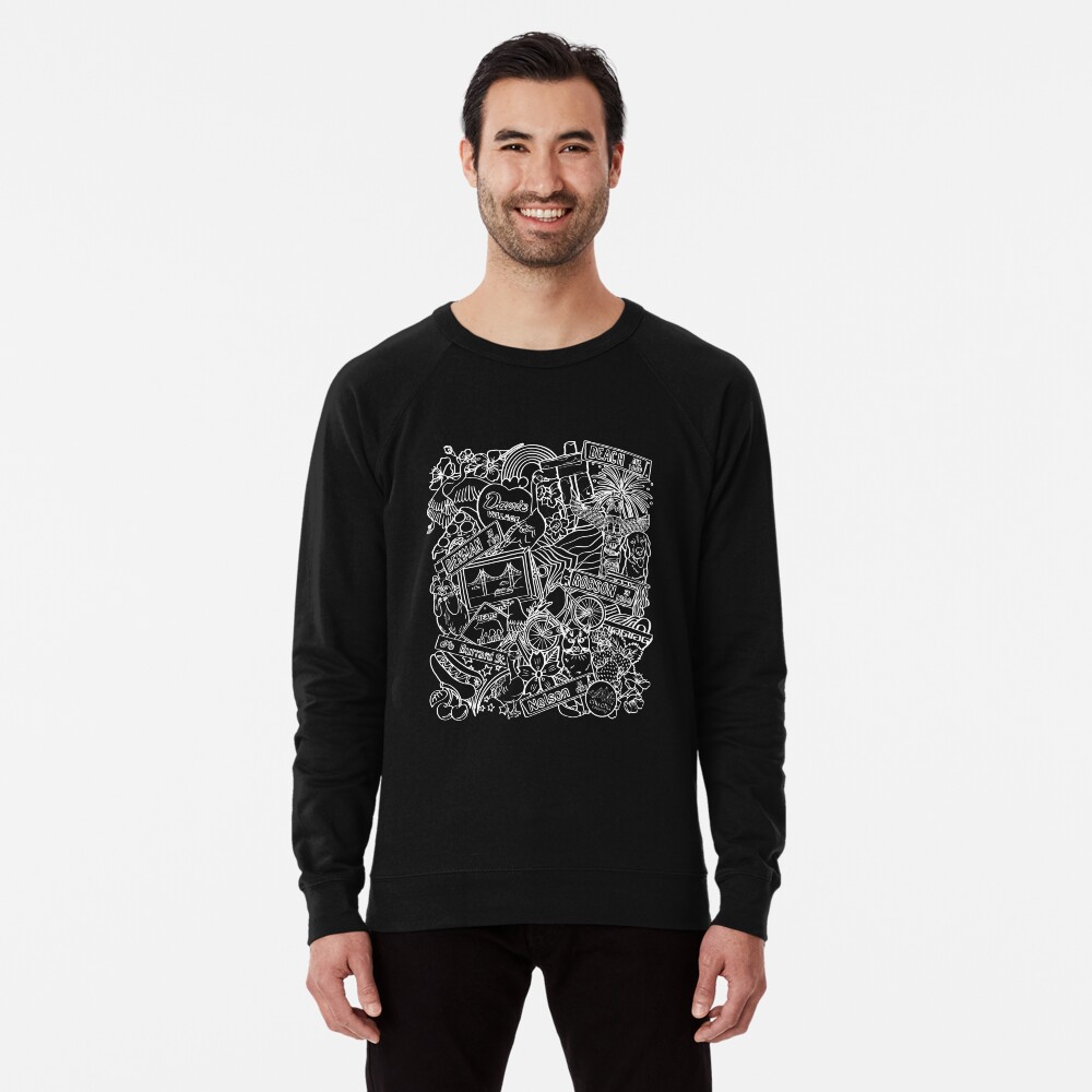 Item preview, Lightweight Sweatshirt designed and sold by chuchucolouring.