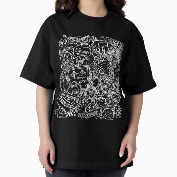 Item preview, West End Vancouver, BC | White Outline designed and sold by chuchucolouring.