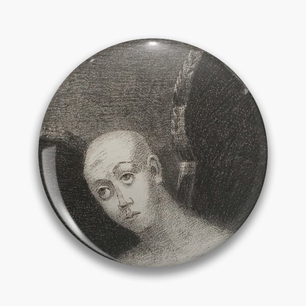Item preview, The Lost Angel Edgar Allen Poe Masque of the Red Death Odilon Redon designed and sold by Wabojeg.