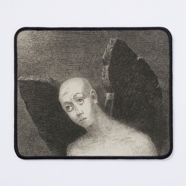 Item preview, The Lost Angel Edgar Allen Poe Masque of the Red Death Odilon Redon designed and sold by Wabojeg.