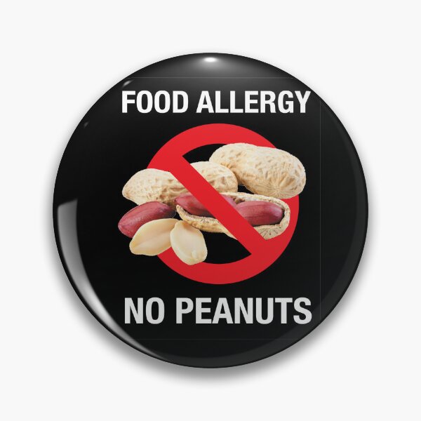 Item preview, ENGLISH - Food Allergy / No Peanuts designed and sold by WhiteShirtGuy.