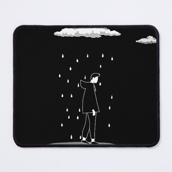 Item preview, Rain with boy classic t shirt | Alone boy t shirt | Single boy t shirts designed and sold by Glixyy.