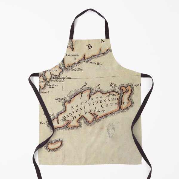 Item preview, Vintage Map of Marthas Vineyard (1776) designed and sold by BravuraMedia.