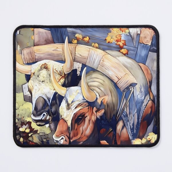 Item preview, Edward Julius Detmold, The Oxen and the Axle Trees designed and sold by NouveauEra.