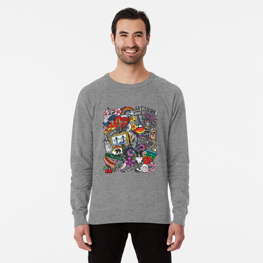 Item preview, Lightweight Sweatshirt designed and sold by chuchucolouring.
