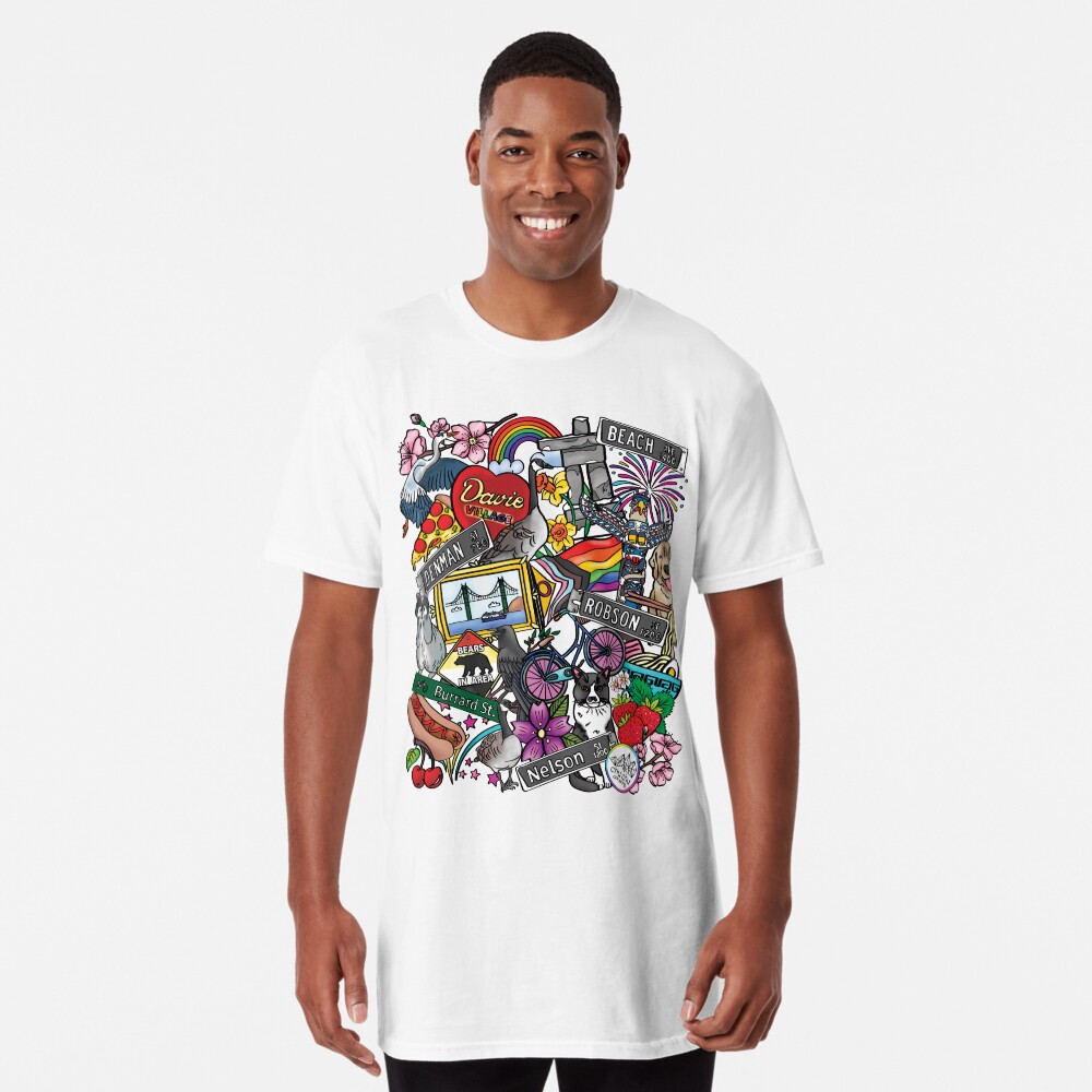 Item preview, Long T-Shirt designed and sold by chuchucolouring.