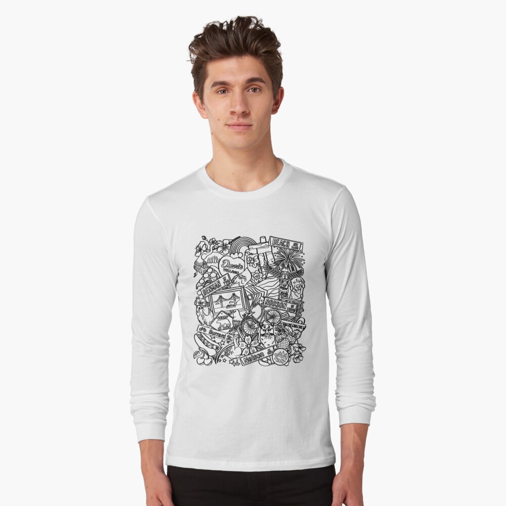 Item preview, Long Sleeve T-Shirt designed and sold by chuchucolouring.