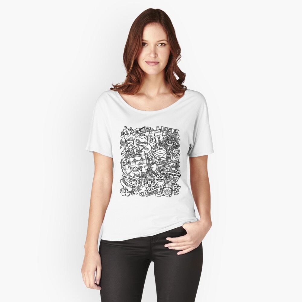 Item preview, Relaxed Fit T-Shirt designed and sold by chuchucolouring.