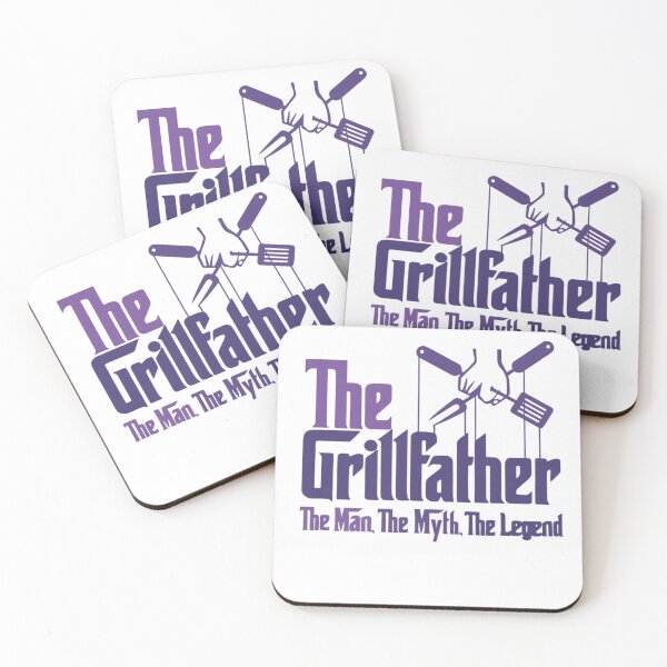 Item preview, The Grillfather | Funny Dad Grandpa Grilling BBQ Meat cute designed and sold by Christina-grich.