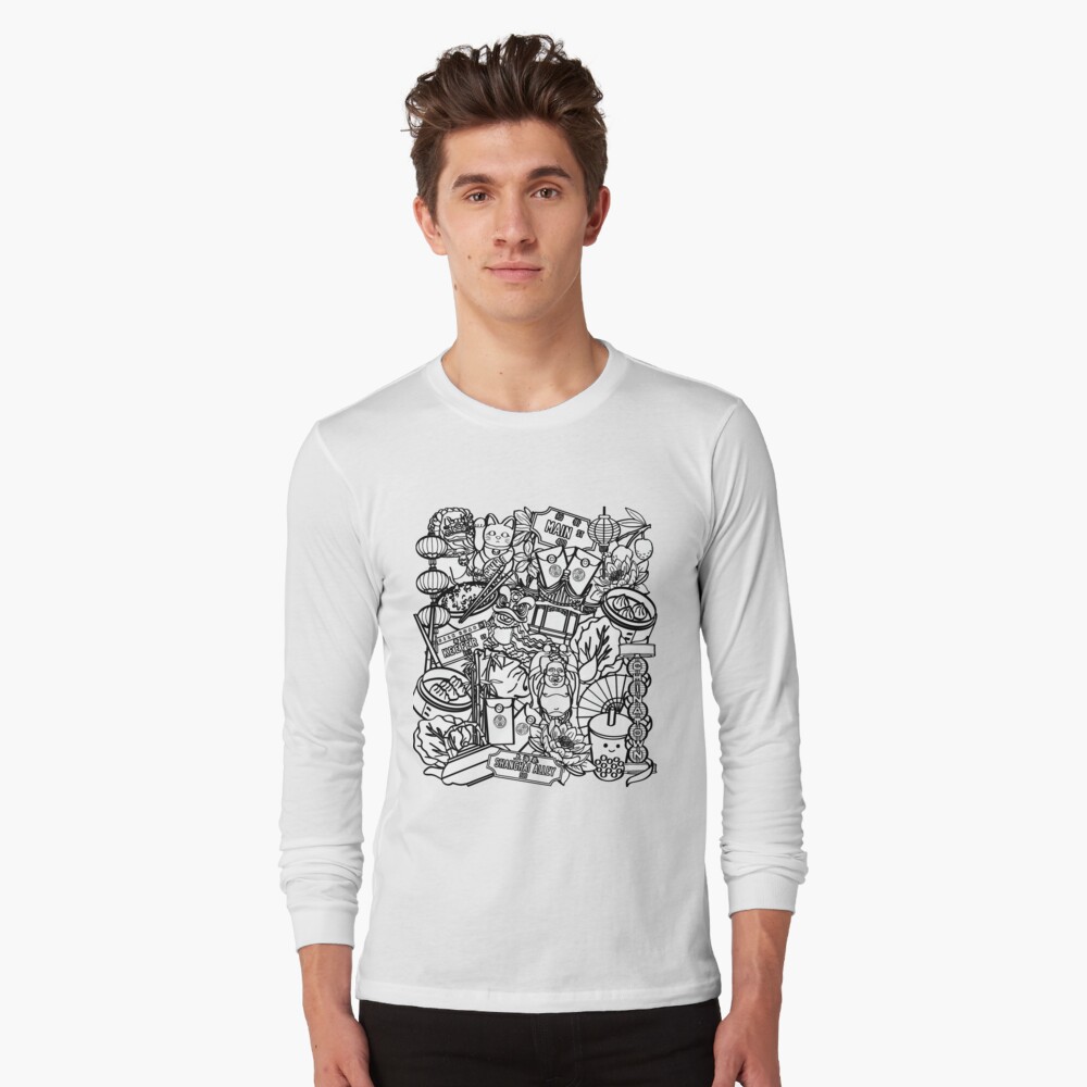 Item preview, Long Sleeve T-Shirt designed and sold by chuchucolouring.