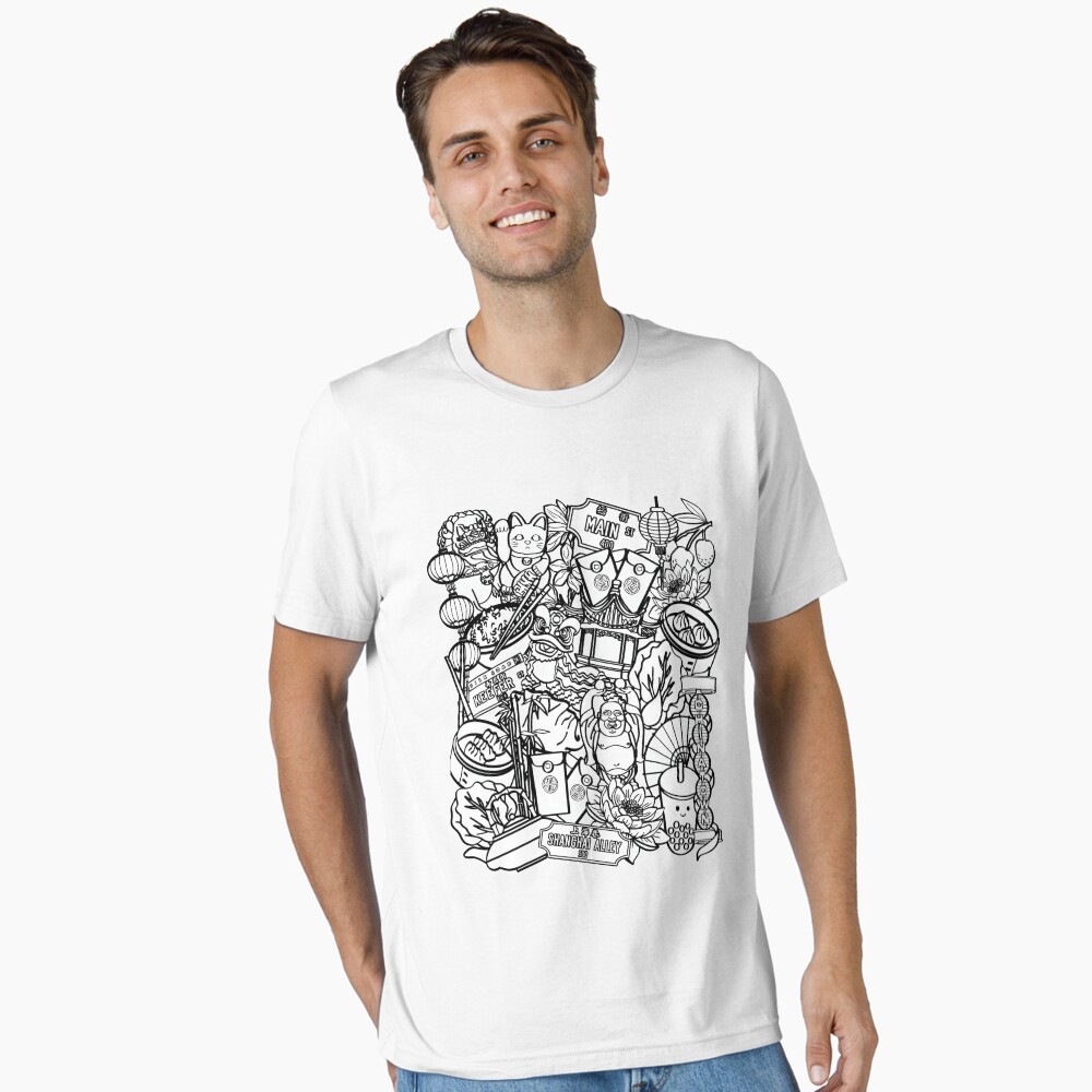 Item preview, Essential T-Shirt designed and sold by chuchucolouring.