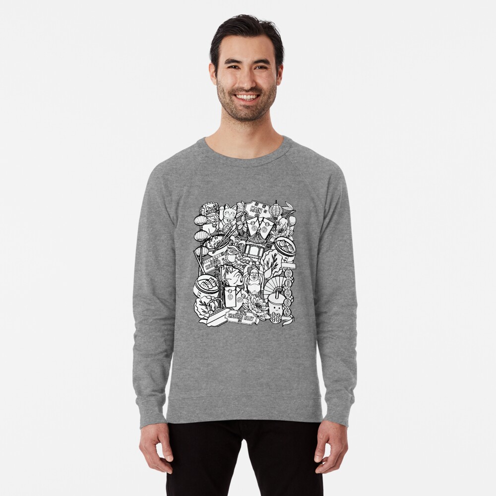 Item preview, Lightweight Sweatshirt designed and sold by chuchucolouring.
