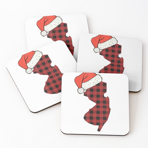 Item preview, New Jersey Plaid Christmas Santa Hat designed and sold by FruitSaladCla.