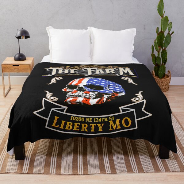Item preview, The Farm Liberty Missouri USA Bar Honkytonk American Skull designed and sold by DenesikAmerico.