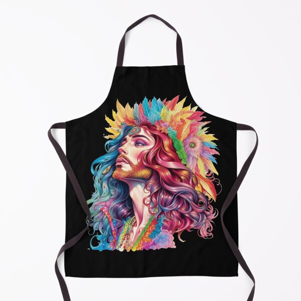 Item preview, Drag Queen Jesus - Faces of Pride - Pride Month LGBTQ Feminism Trans Drag Support Ally - Music Festival Original Artwork designed and sold by VenusInShade.