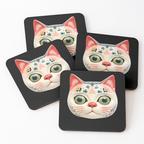 Item preview, Retro Kitschy Cat Heads designed and sold by KittyStampedeCo.